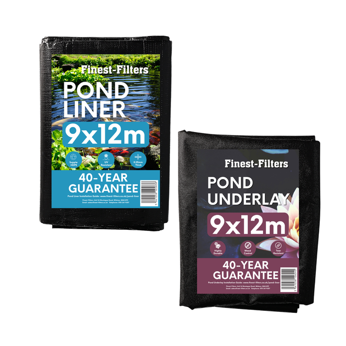 9m x 12m / Bundle- Pond Liner & Underlay