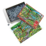 1000 Piece Jigsaw Puzzle - Doodle Town: Par for the Course | Cobble Hill