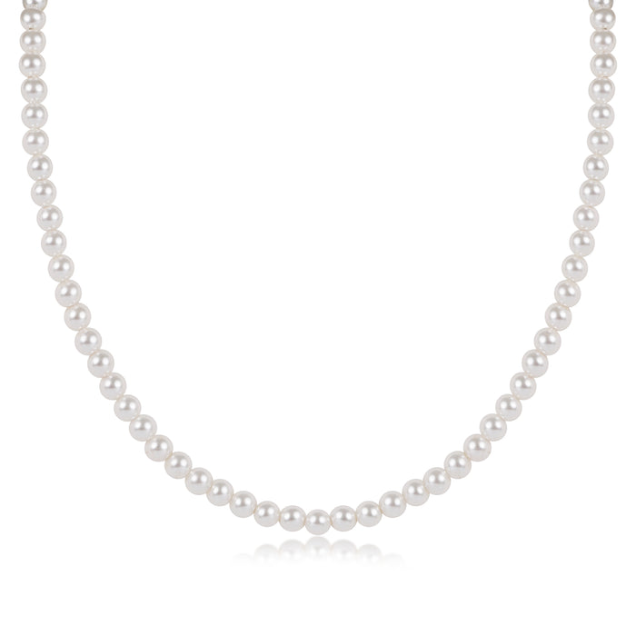 15" Choker Classic Pearl 4mm Bead