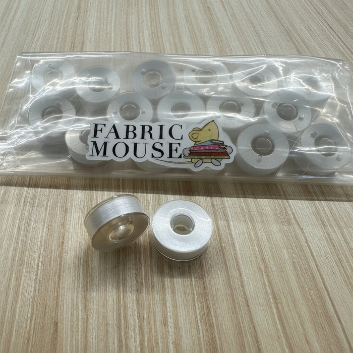 16 pre-wound L size Bobbins for industrial embroidery machines
