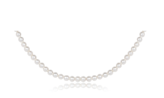17" Choker Classic Pearl 4mm Bead