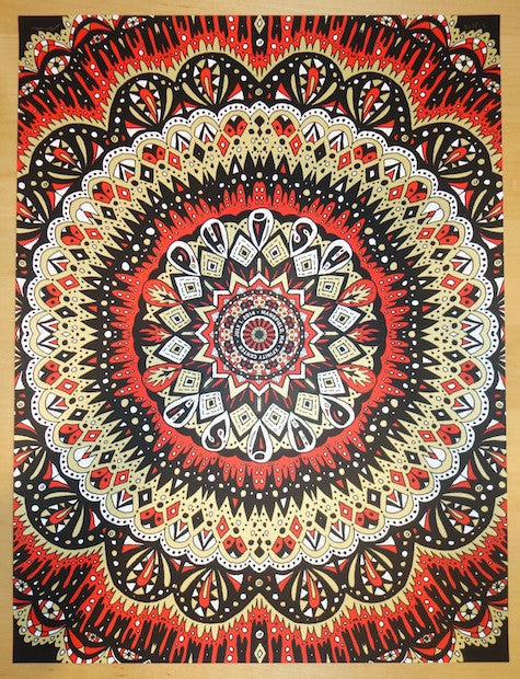 2014 Phish - Mansfield Silkscreen Concert Poster by Nate Duval