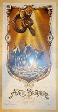 2014 The Avett Brothers - Louisville II Concert Poster by Moctezuma