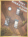 2014 Trey Anastasio - Upper Darby Silkscreen Concert Poster by James Flames