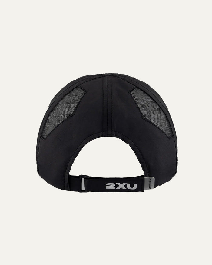 2XU Unisex's Run Cap - Black/Black