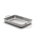 360 Cookware 9x13 inch stainless steel Bake & Roast Pan with dual handles on white background