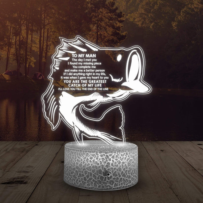3D Led Light - Fishing - You Are The Greatest Catch Of My Life - Glca26016