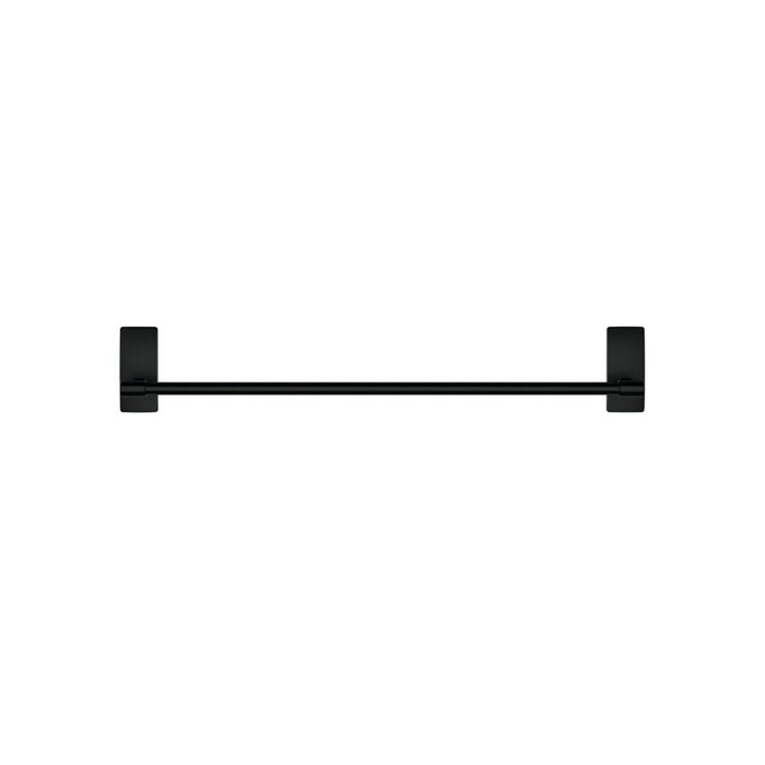 3M Command Bathroom Matte Black Towel Bar, 2 Large Strips