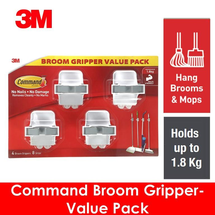 3M Command Broom Gripper Value Pack