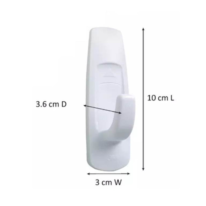 3M Command Large Hooks Value Pack 3 Hooks/6 Strips/2 Kg