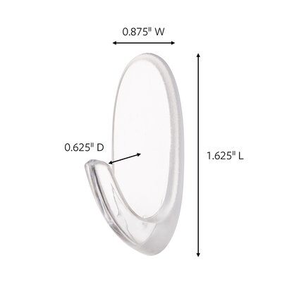 3M Command Medium Clear Hooks with Clear Strips 900 gm