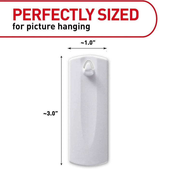 3M Command Sawtooth Picture Hanging Hooks Value Pack 3 Hangers, 6 Large Strips