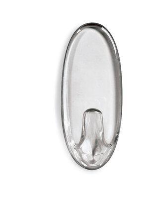 3M Command Small Clear Hooks with Clear Strips 2 Hooks/4 Strips/450 gm