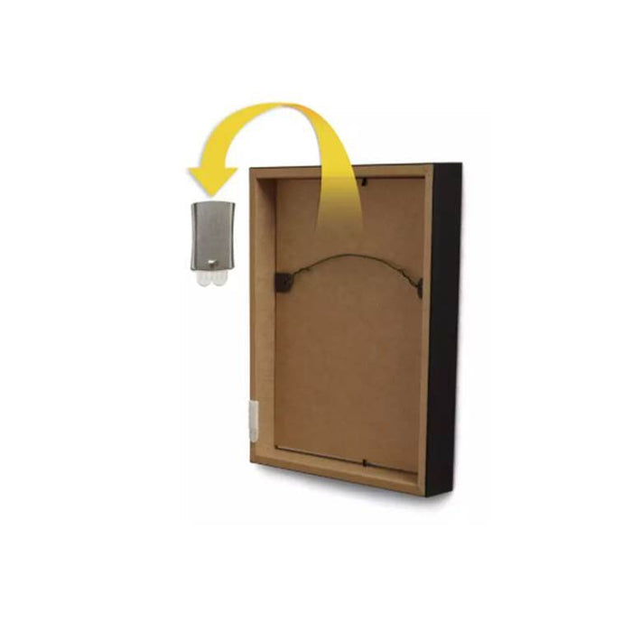 3M Command Sticky Nail Wire-Back Hanger 3.6 Kg 1 Hanger/4 Large Strips/2 Sets Mini Strips
