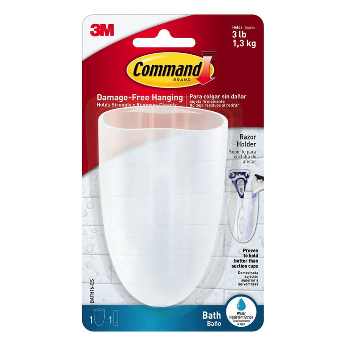 3M Command Toothbrush Holder 1 Medium Adhesive Strip/1 Kg