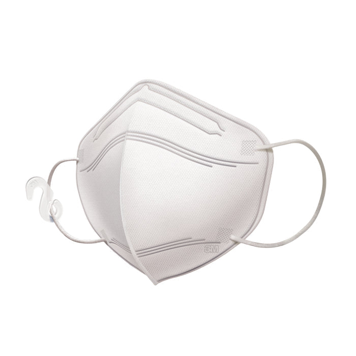 3M KN95 Particulate Respirator 4-Layer Disposable Mask (White) - 3 Piece / Pack, (Bundle of 15)