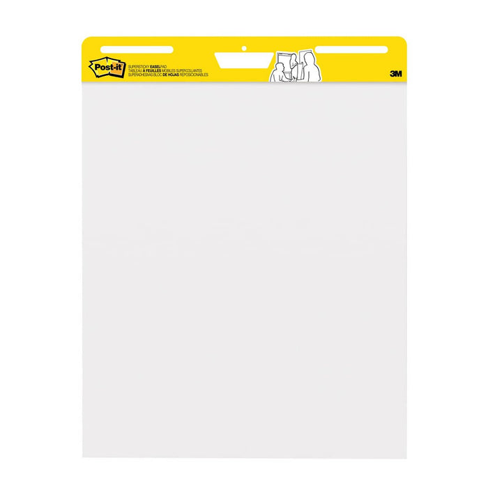 3M Post-it Easel Pad White 25" X 30.5", 2 Pads, 30 Sheets/Pad