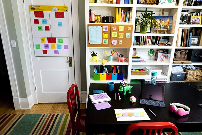 3M Post It Super Sticky Dry Erase Surface, White, 17.7cm X 28.8cm, Whiteboard/ Small whiteboard/ Mini whiteboard