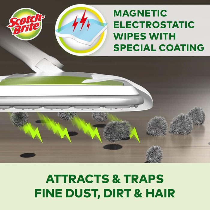 3M Scotch Brite Easy Sweeper Dry Wiper Value Pack 3x30 Sheets