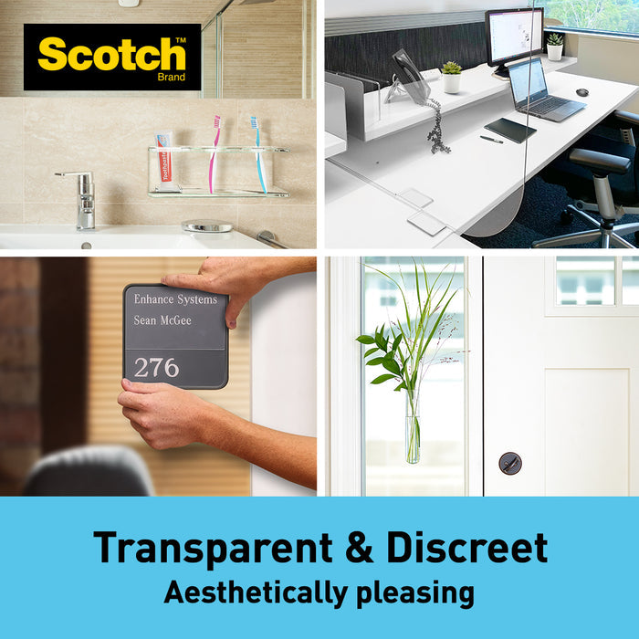 3M Scotch Clear Double Sided Mounting Tape 19 mm x 1.5 m / 19 mm x 4 m