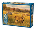 500 Piece Jigsaw Puzzle - Deer Field | Cobble Hill