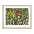 Abstract Canvas Painting, Original Small Painting, Heavy Texture Oil Painting, Tree Painting, 8X12 inch-Paintingforhome