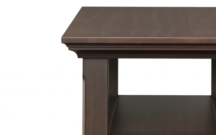 Brunette Brown | Acadian Narrow Side Table with Drawer