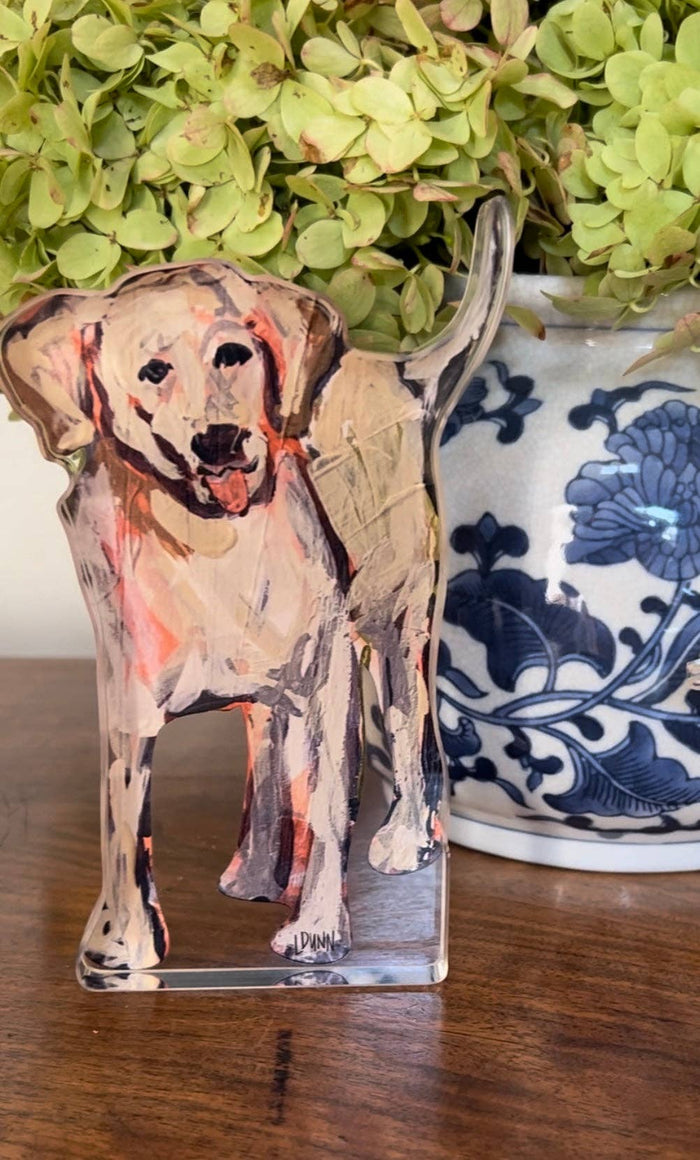 ACRYLIC LAB Puppy by Lauren Dunn