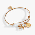 Alex & Ani Horse Rope Textured Charm Bangle