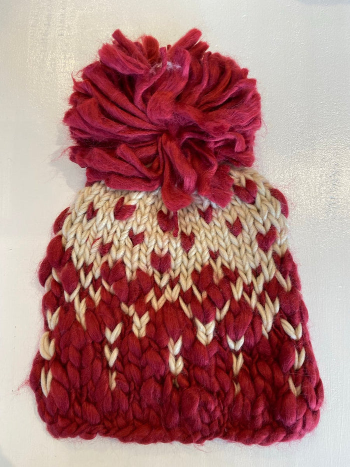Anika Bobble Hat Berry