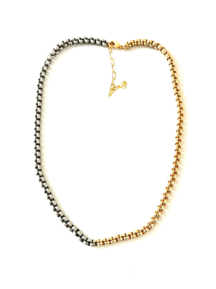 Antique Gold and Siver Venetian Chain