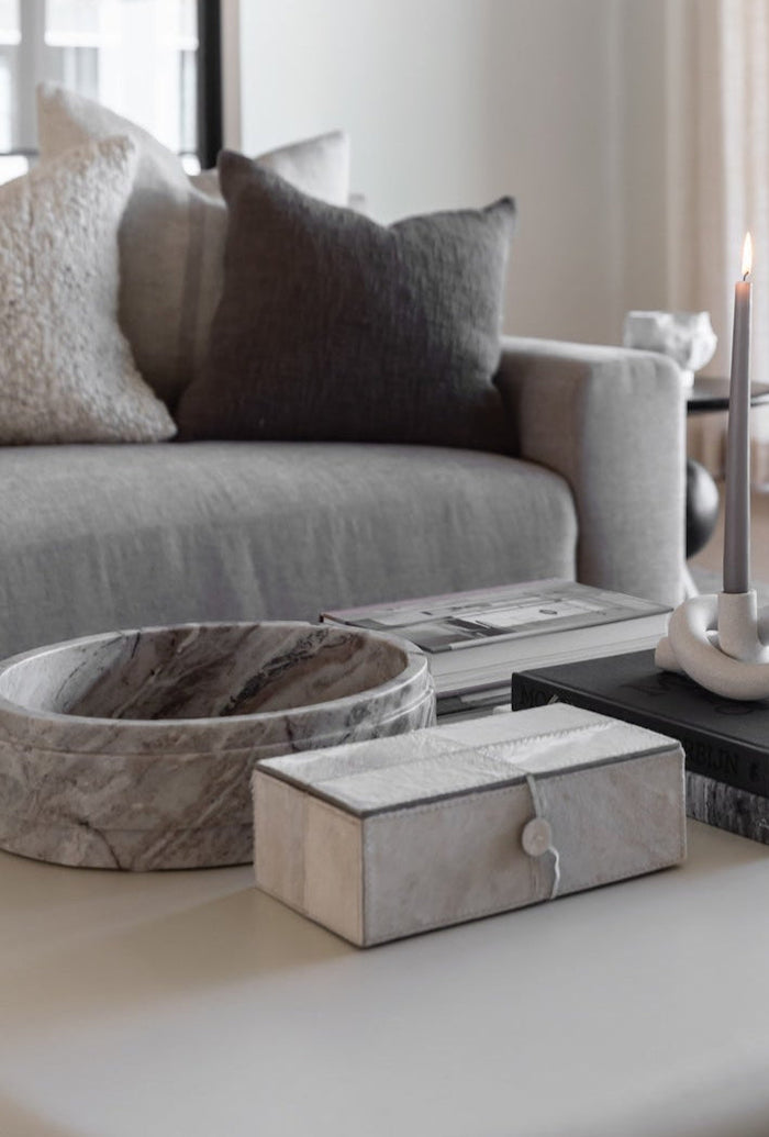 Arabescato Marble Bowl