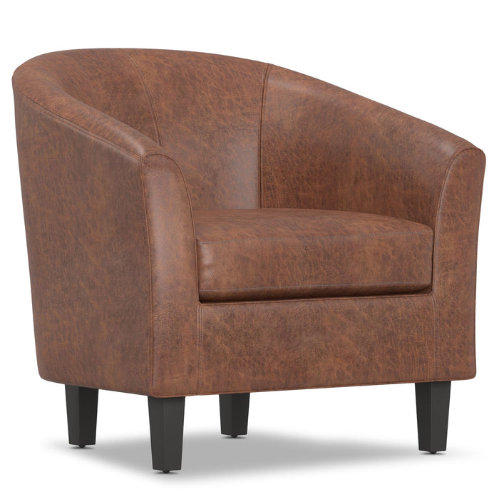 Distressed Saddle Brown / Distressed Vegan Leather