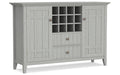 Fog Grey | Bedford Sideboard Buffet & Winerack