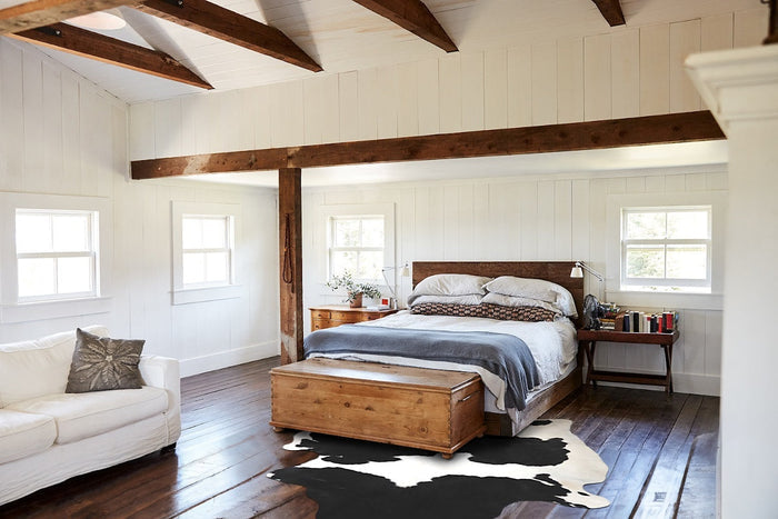 Black and White Cowhide Rug #A34233