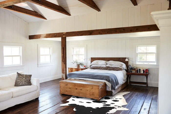 Black and White Cowhide Rug #A34228
