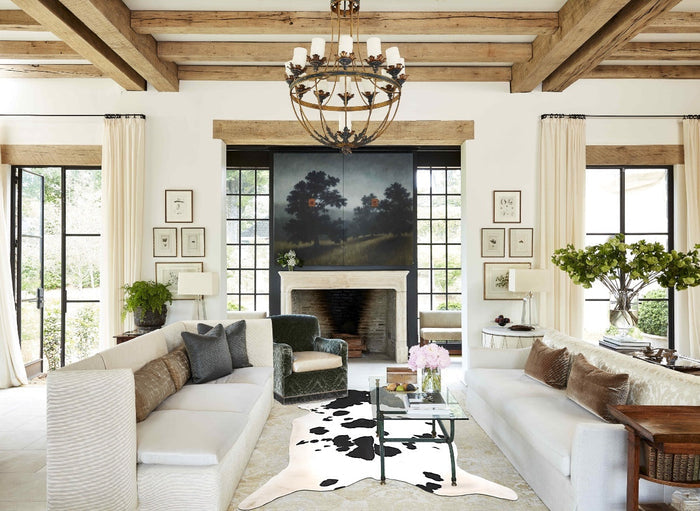 Black and White Cowhide Rug #A34228