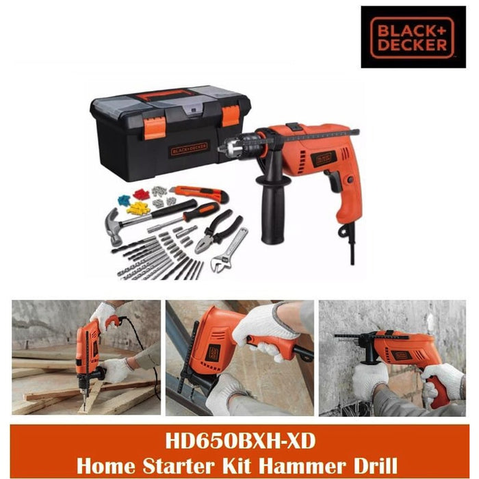 Black & Decker 650W Advanced Homestarter Kit Tool Box