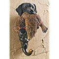 Black Lab with Grouse Coat Hanger