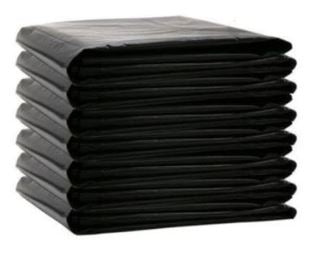 Black Refuse Bag 25 Micron - Bale Of 200