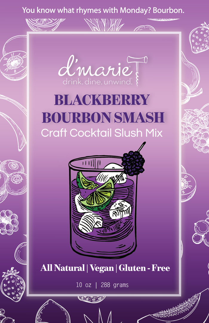 Blackberry Bourbon Smash Craft Cocktail Slush Mix