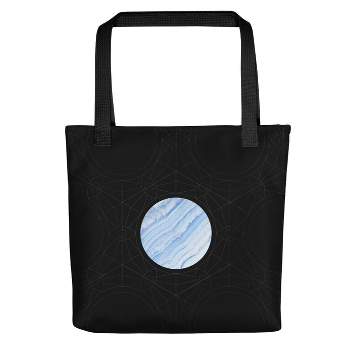 Blue Lace Agate Tote Bag