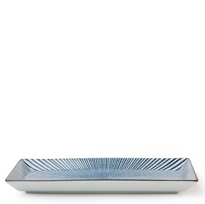 Blue Radiance Rectangle Plate