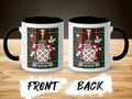 Bracken Irish surname mug showing the family crest