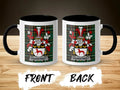 Bradstreet Irish family crest mug showing front and reverse design