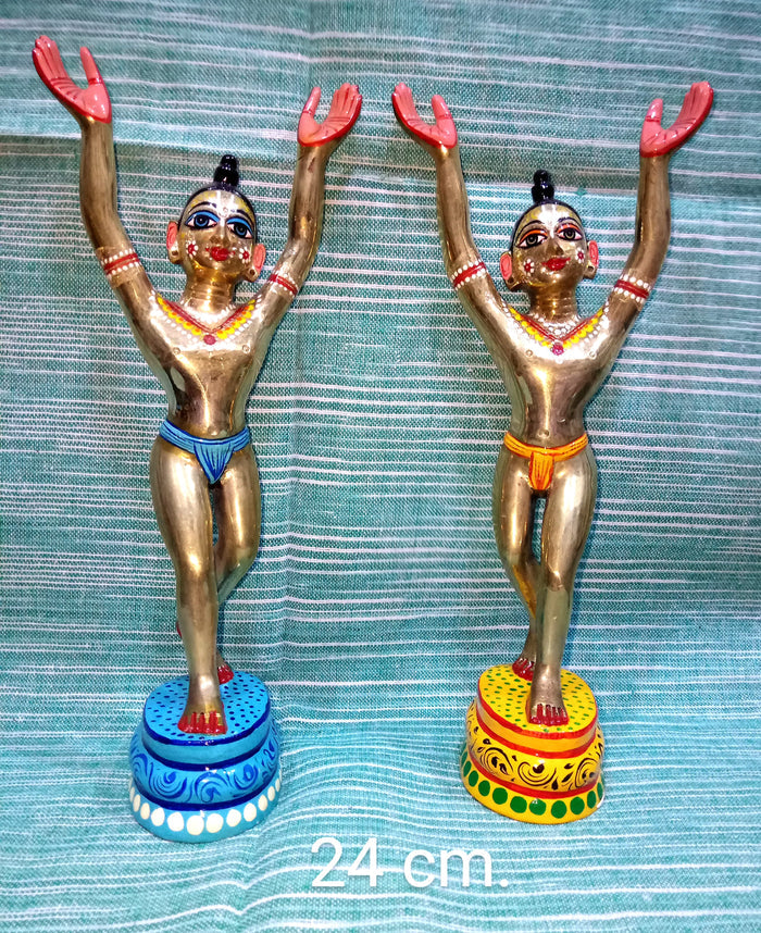 BRASS GAURA NITAI  24CM.