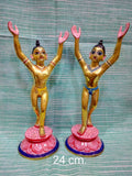BRASS GAURA NITAI  24CM.