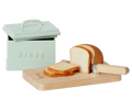 Bread box and Knife Set, Miniature