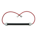 EdenPURE Bulb A3841/RP heating element with black tube and red wires with forked connectors on white background