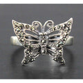 Butterfly Ring Sterling Silver Size 8